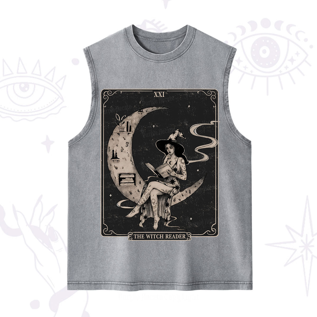 Purplehecate The Witch Reader Washed Tank