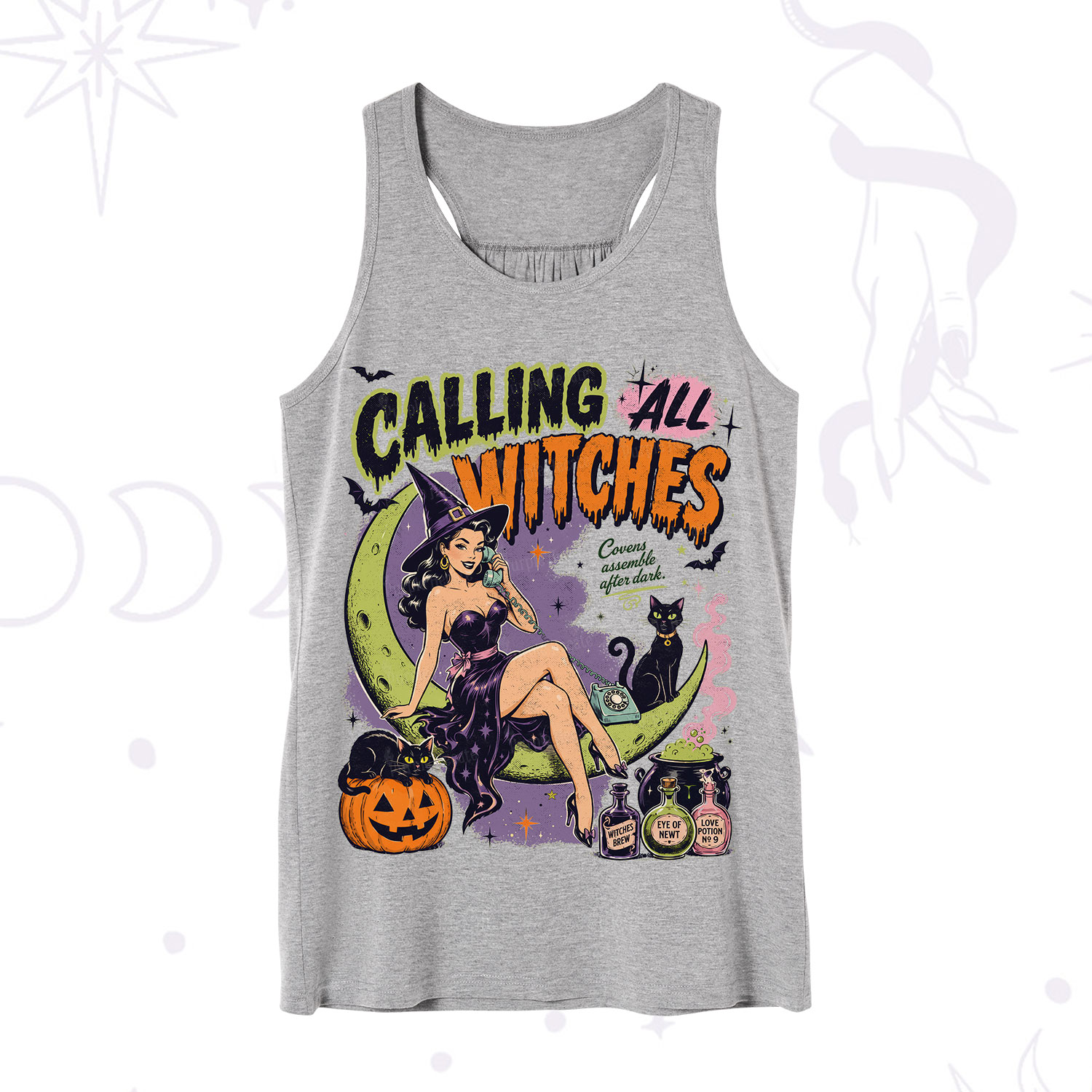 Purplehecate Calling All Witches Halloween Tank