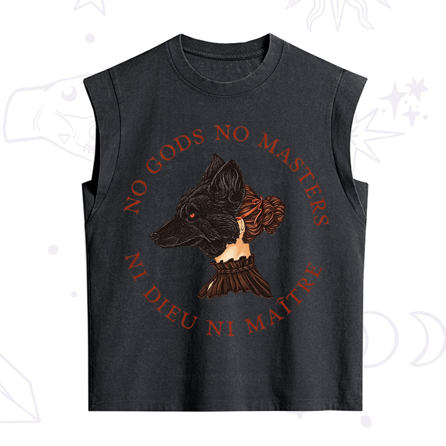 Purplehecate No Gods No Masters Vintage Washed Tank