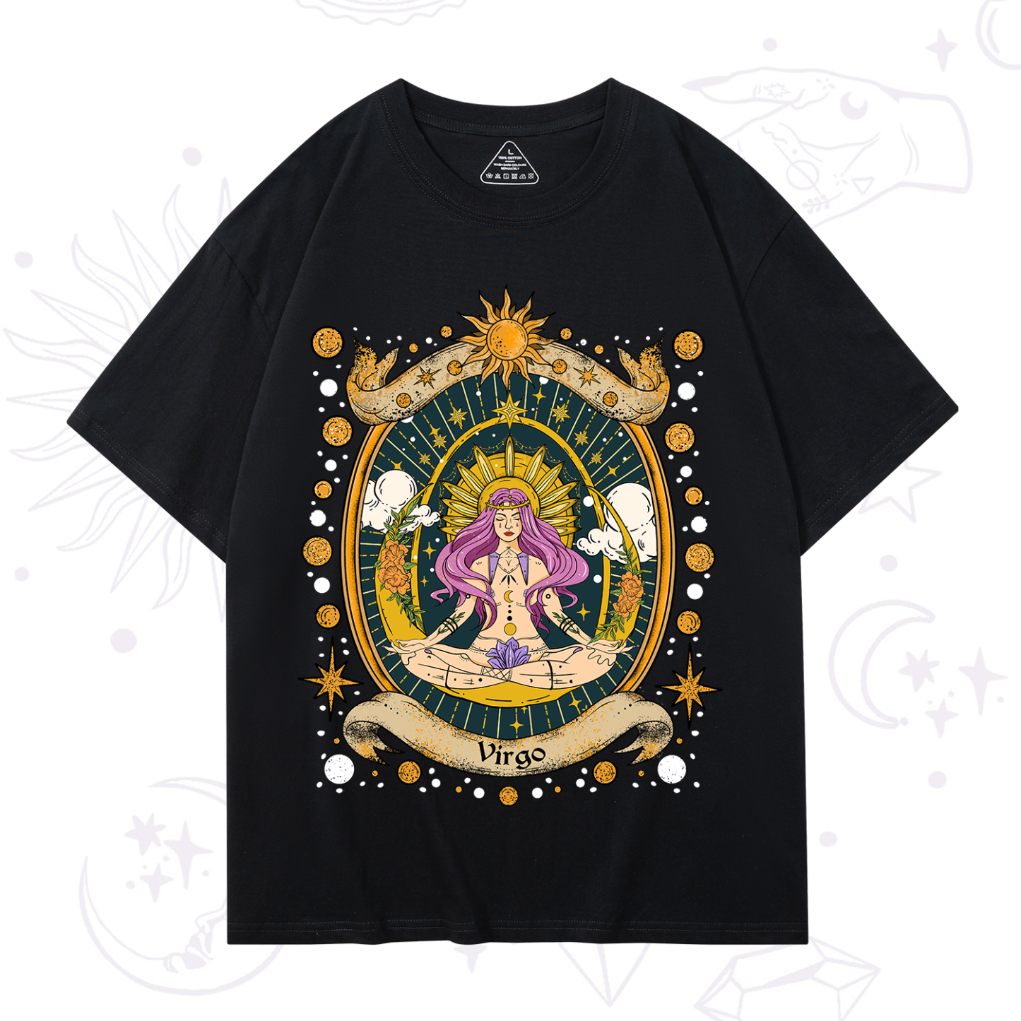 Magic Purplehecate Virgo Radiance Zodiac T-Shirt