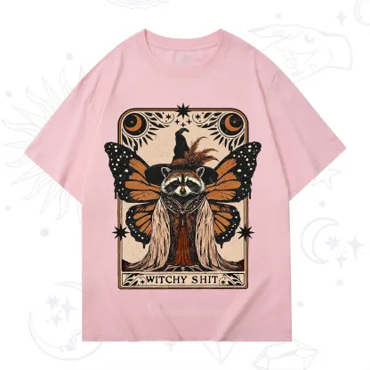 Purplehecate Witchy Shit Raccoon T-Shirt