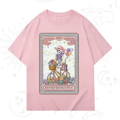Purplehecate The Beep Beep Birthday Bitch Tarot T-Shirt