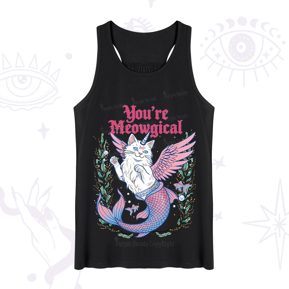 Purplehecate You're Meowgical Tank