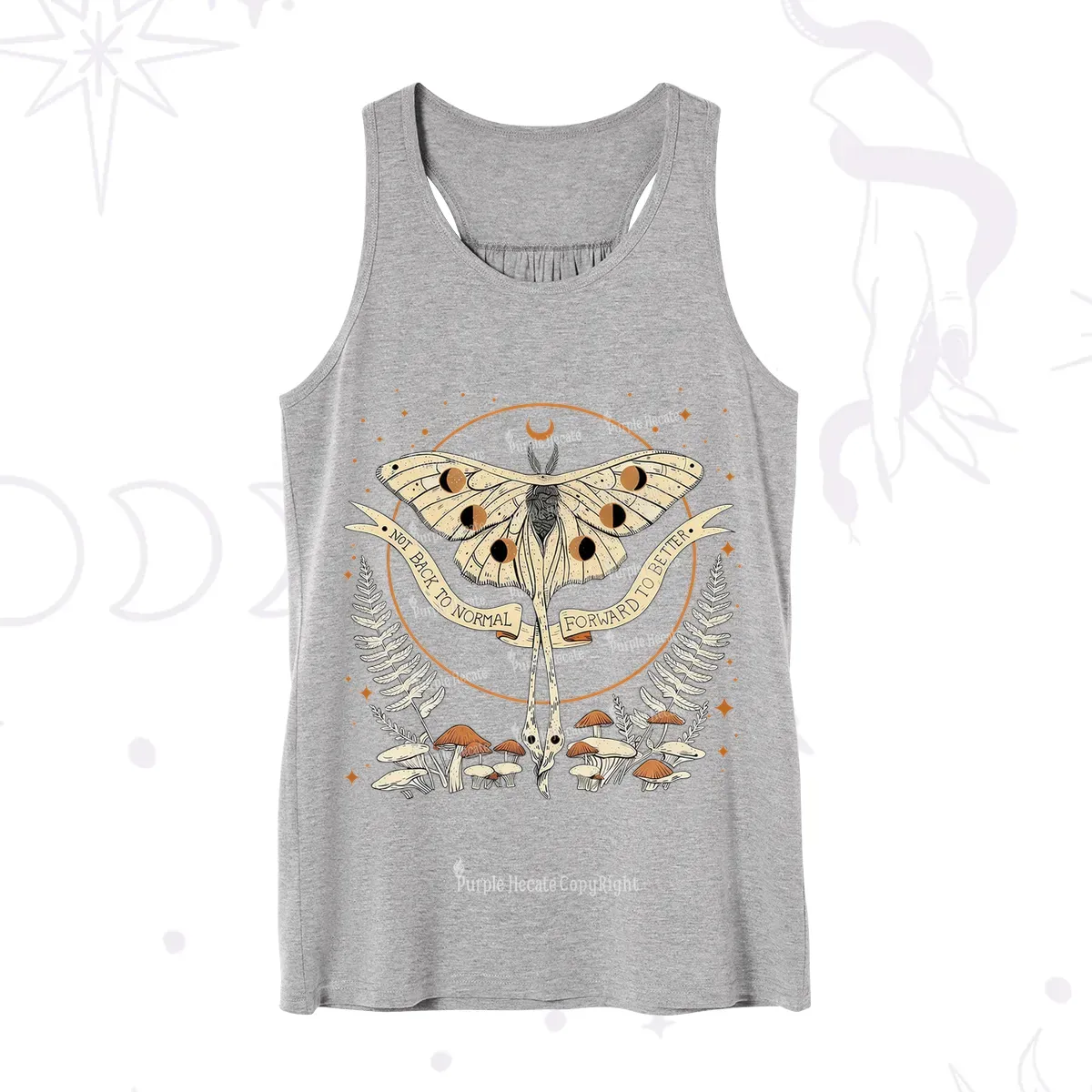 Purplehecate Celestial Moth Tank