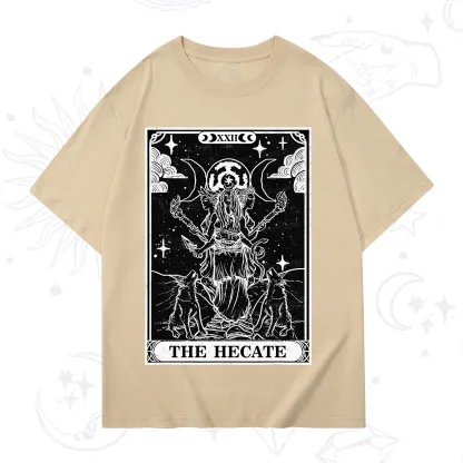 Purplehecate The Dark Moon Goddess Hecate Tarot T-Shirt