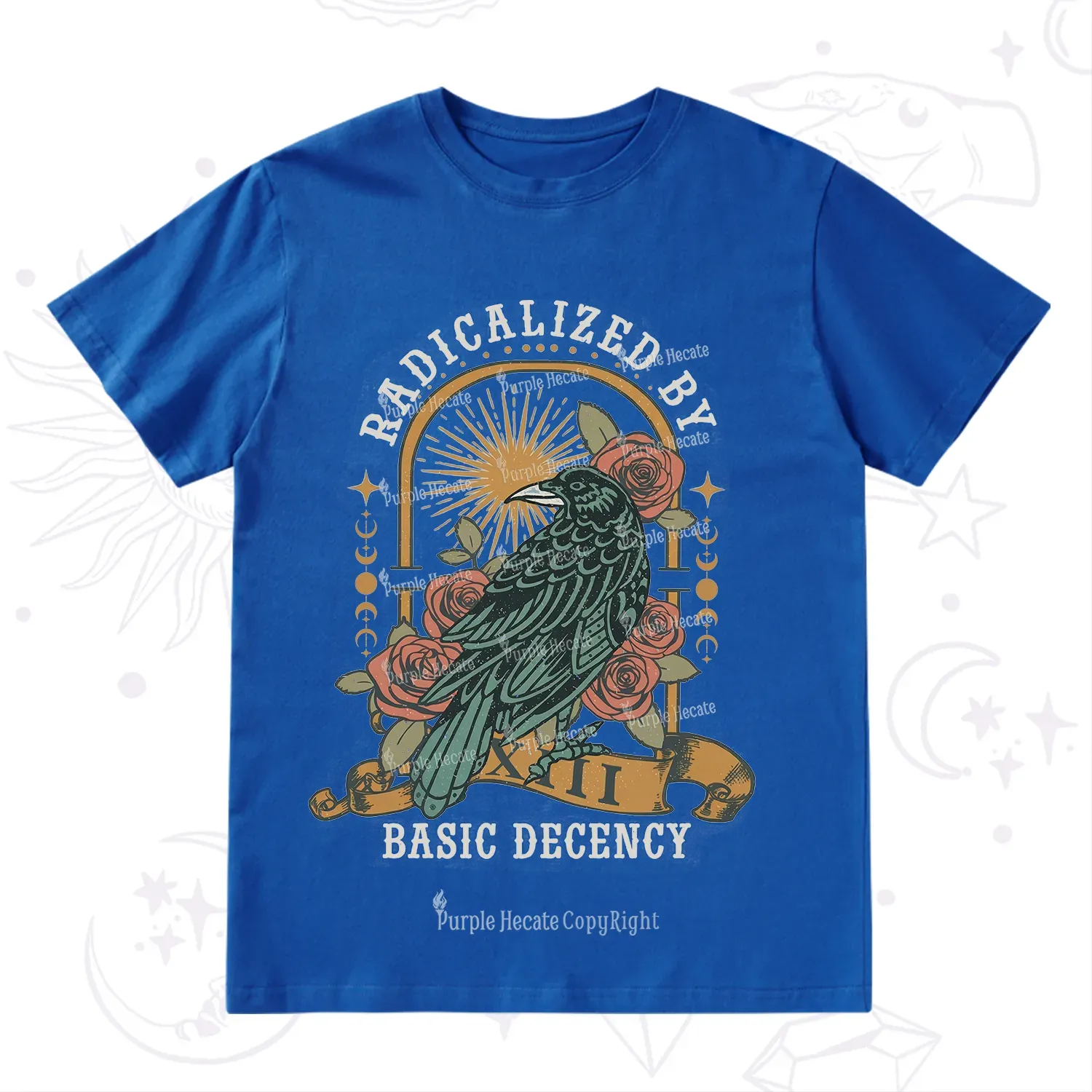 Purplehecate Radicalized By Basic Decency T-Shirt