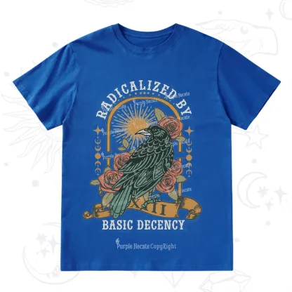 Purplehecate Radicalized By Basic Decency T-Shirt