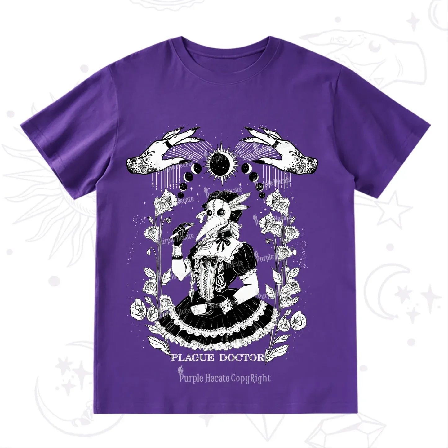 Purplehecate Plague Doctor T-Shirt
