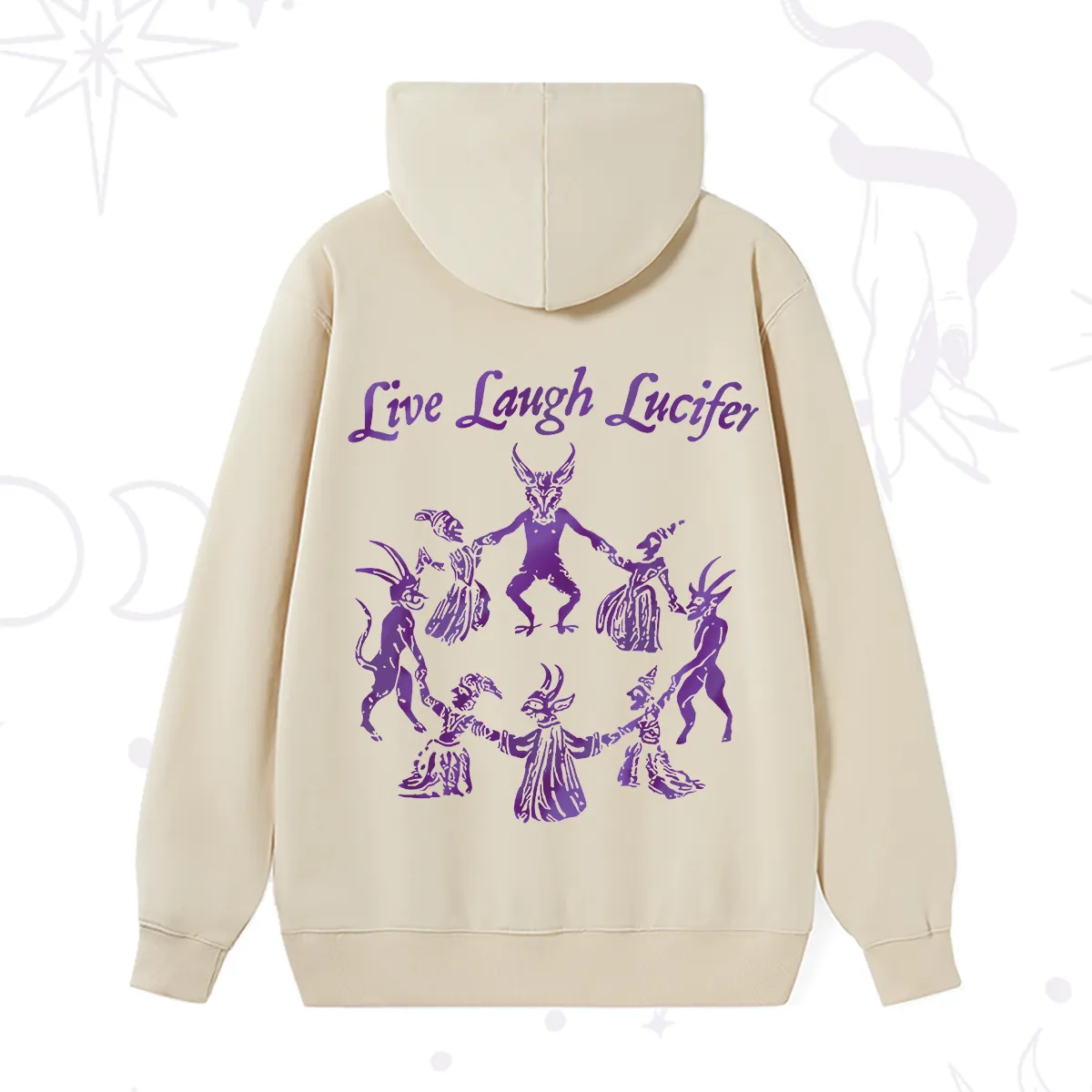 Purplehecate Live Laugh Lucifer Satanic Hoodie