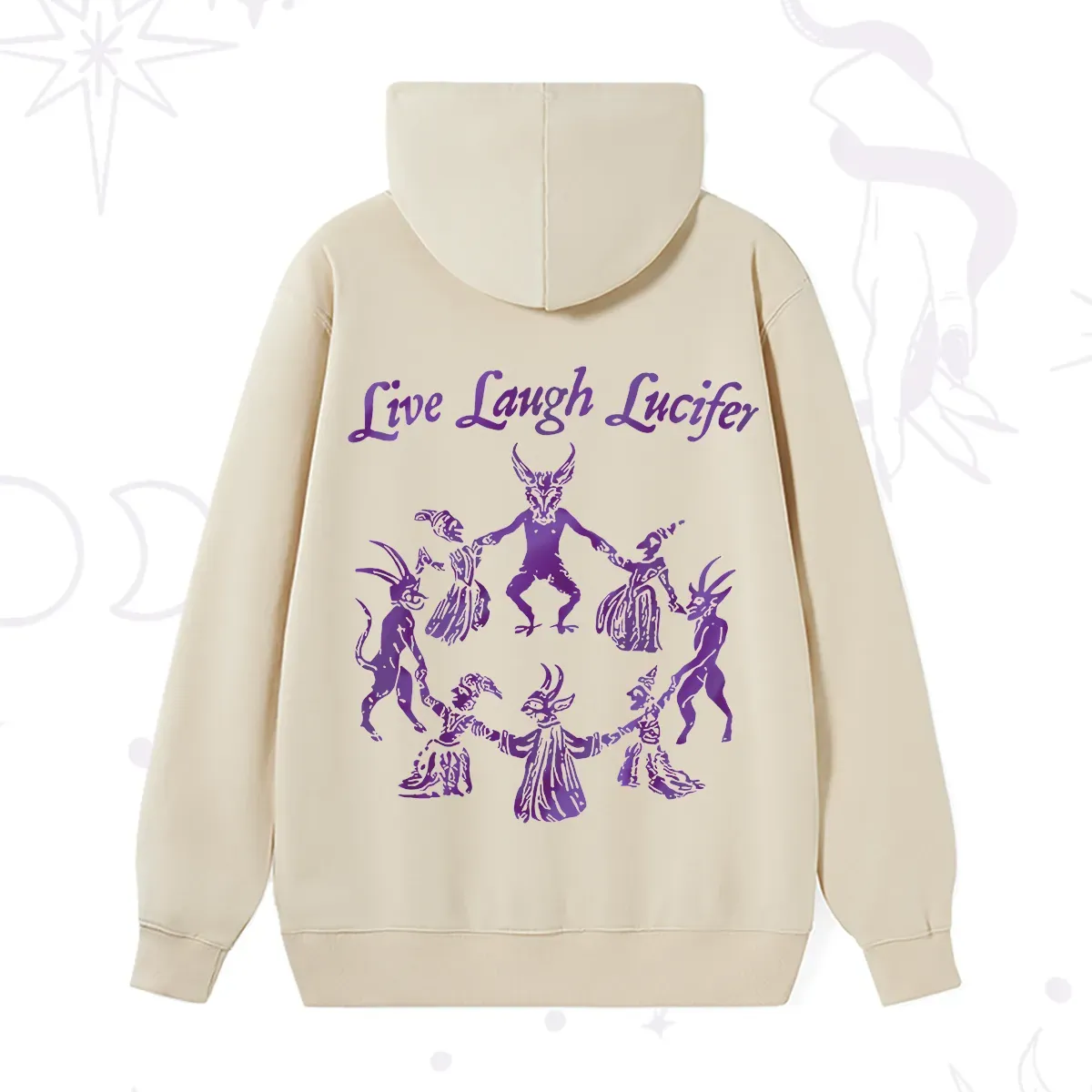Purplehecate Live Laugh Lucifer Satanic Hoodie