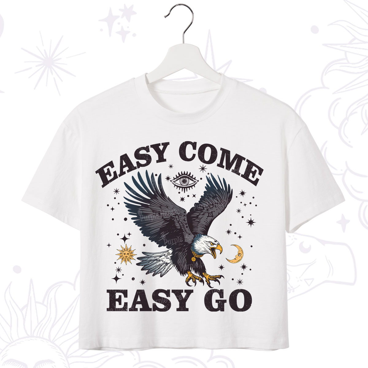 Purplehecate Easy Come Easy Go Crop T-Shirt