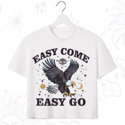 Purplehecate Easy Come Easy Go Crop T-Shirt