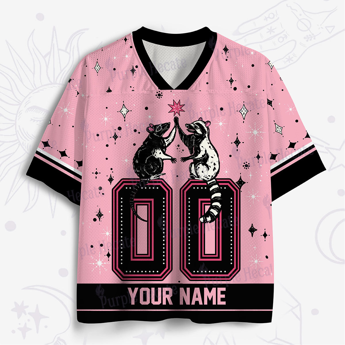 Personalized Purplehecate The Team Trash Mesh Jersey