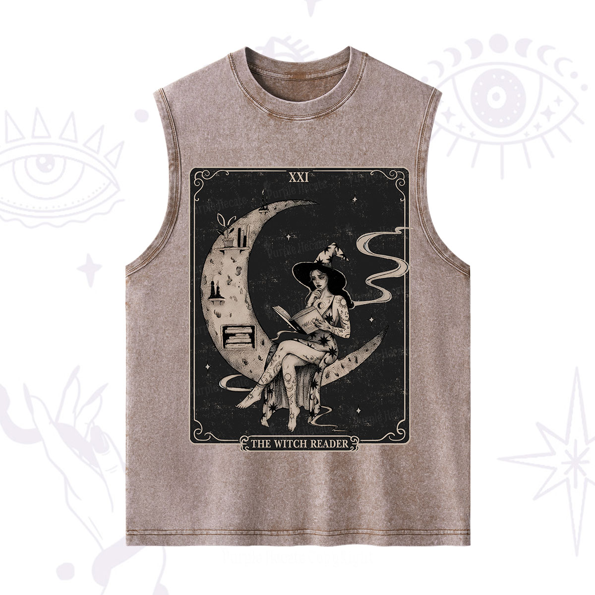 Purplehecate The Witch Reader Washed Tank