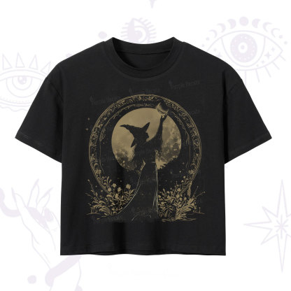 Purplehecate The Moon Witch Crop T-Shirt