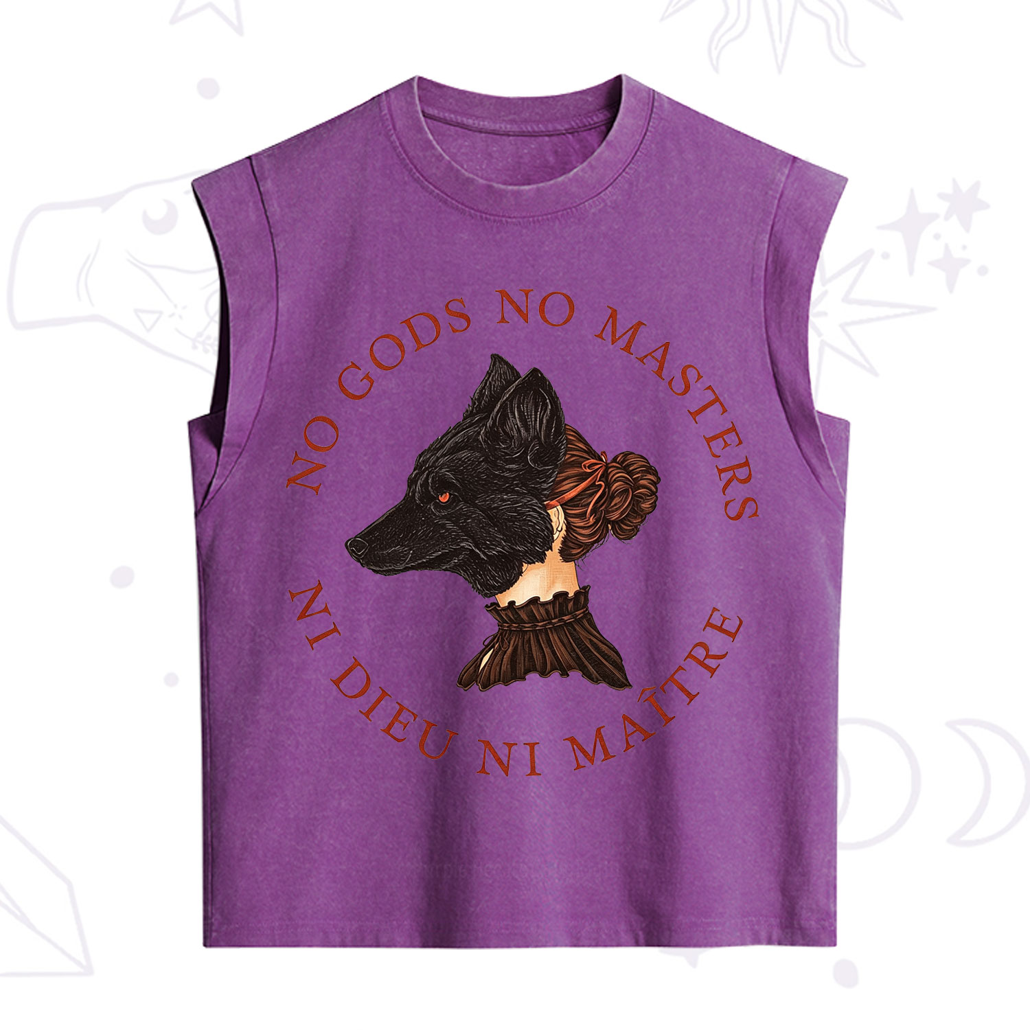 Purplehecate No Gods No Masters Vintage Washed Tank