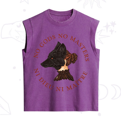 Purplehecate No Gods No Masters Vintage Washed Tank