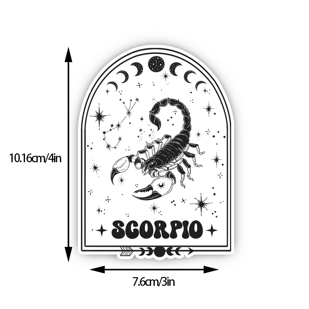 Purplehecate Zodiac Scorpio Under the Stars Sticker