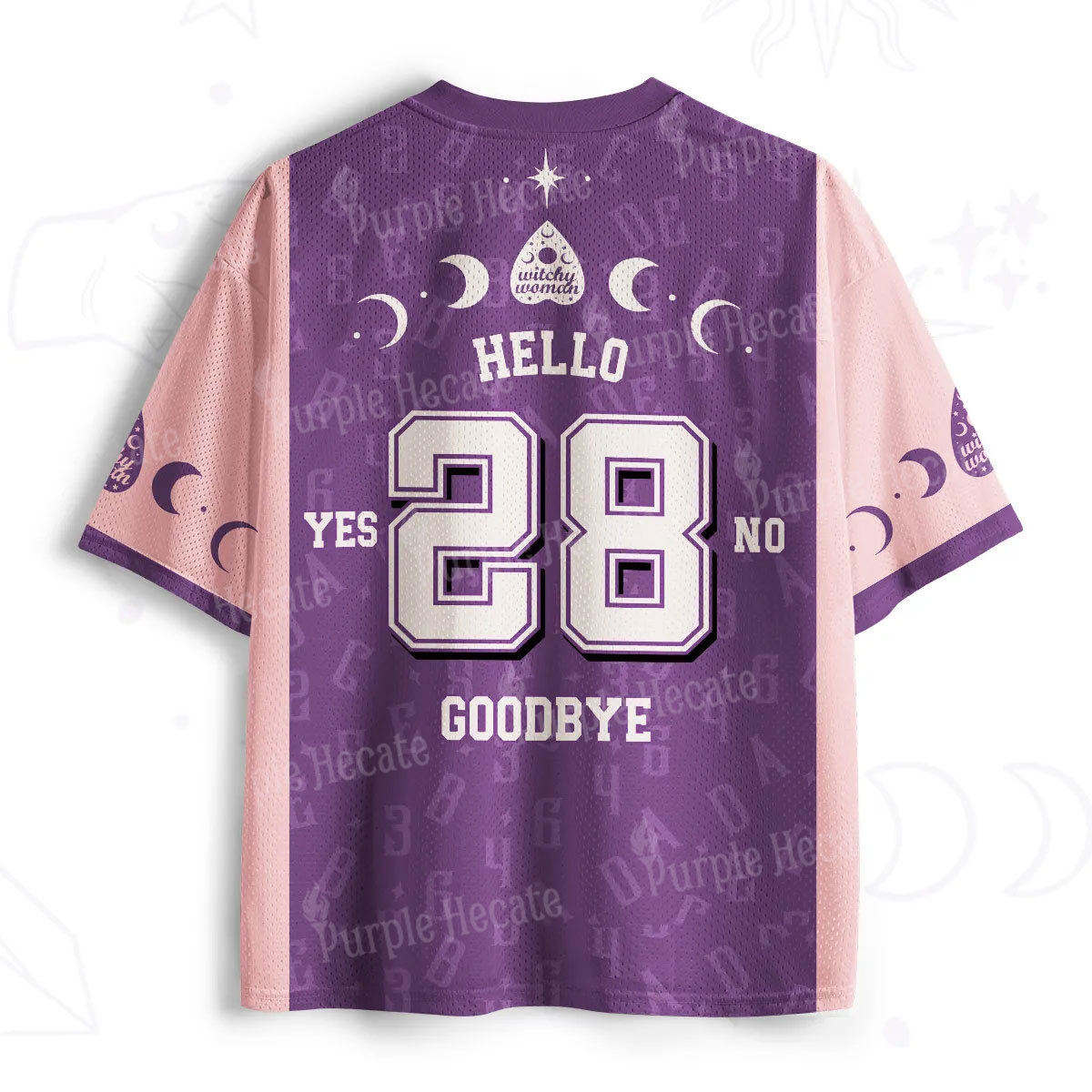Purplehecat Spirit Board Witchy Planchette Mesh Jersey