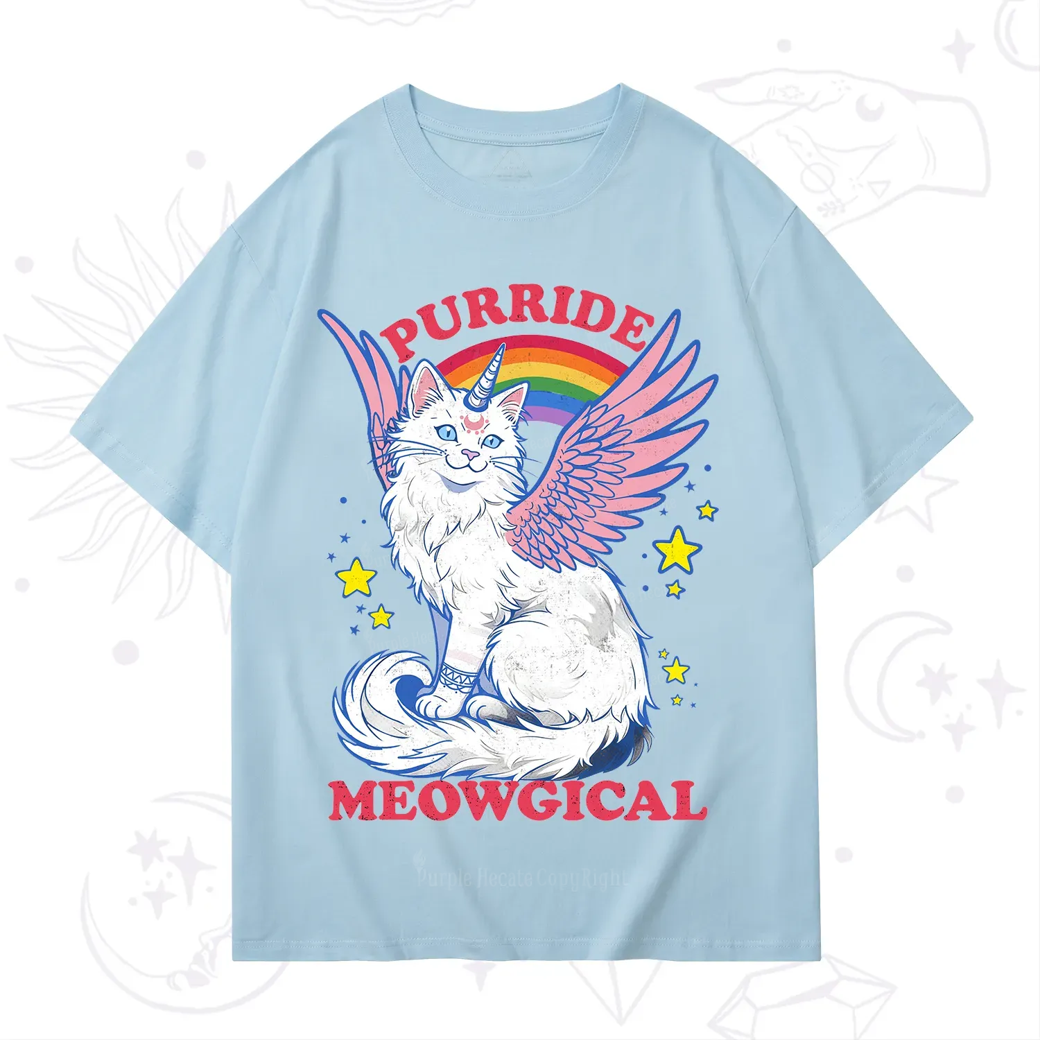 Purplehecate Purride Meowgical T-Shirt