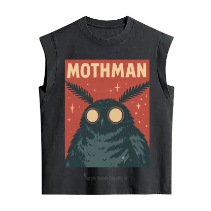 Purplehecate Mothman Vintage Washed Tank