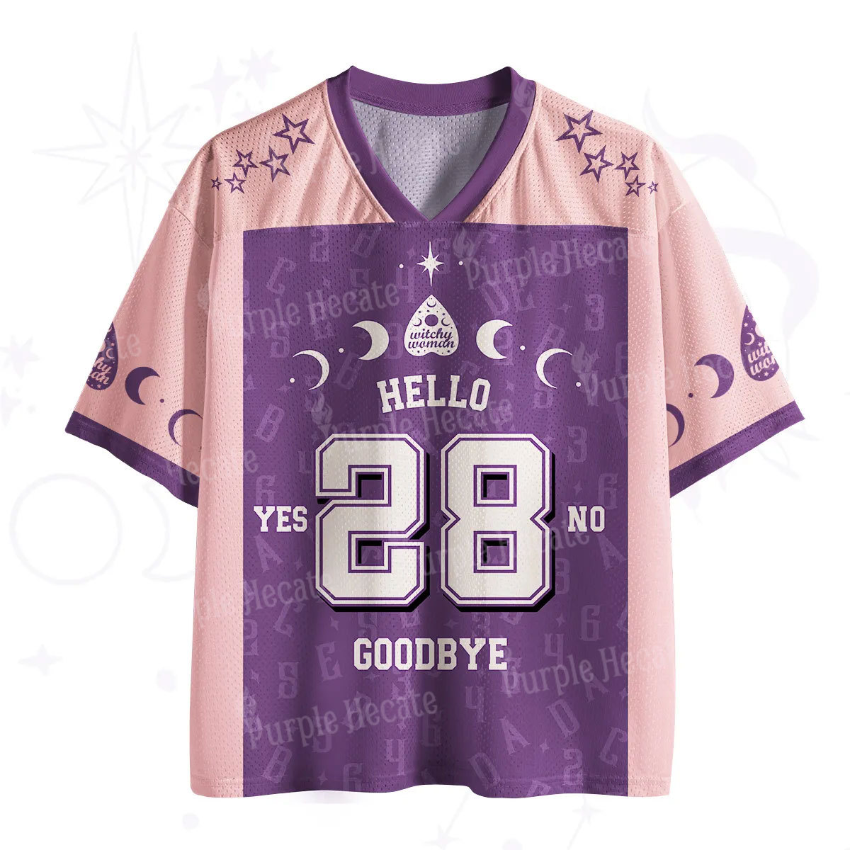 Purplehecat Spirit Board Witchy Planchette Mesh Jersey