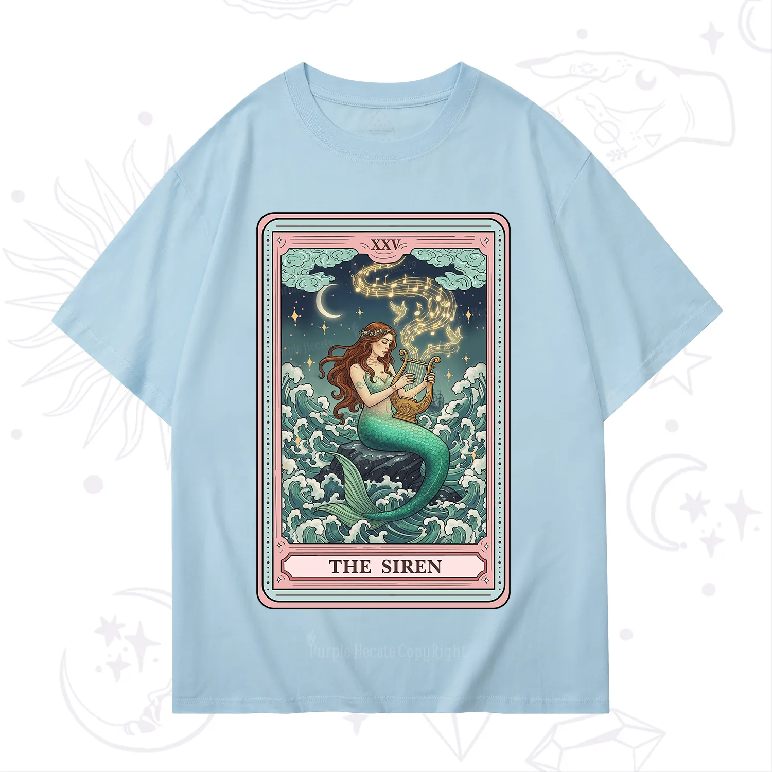 Purplehecate The Siren Tarot T-Shirt