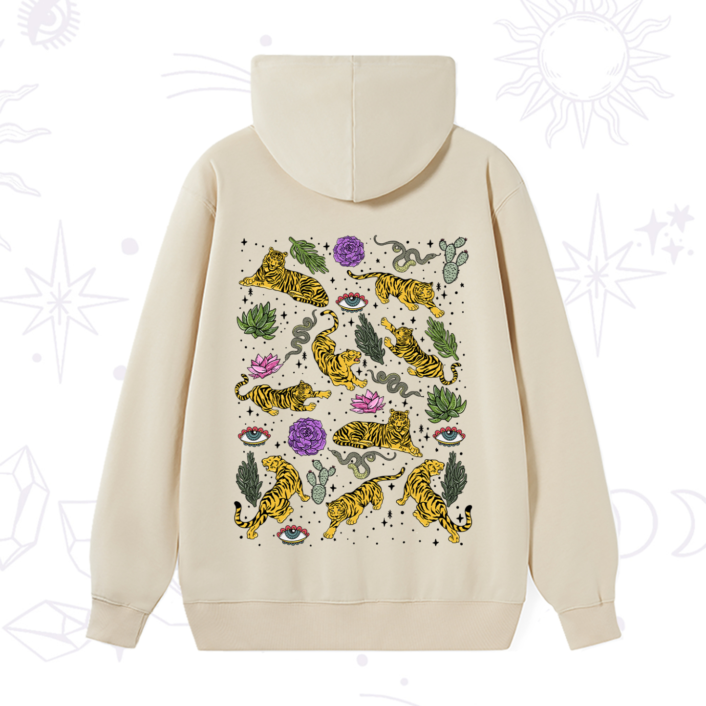 Purplehecate Desert Tiger Hoodie