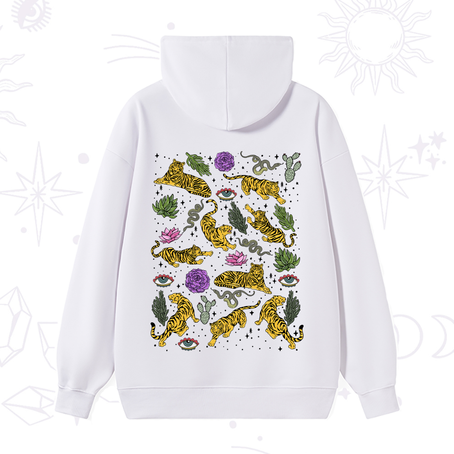 Purplehecate Desert Tiger Hoodie