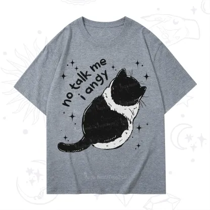 Purplehecate No Talk Me Im Angy Cat T-Shirt