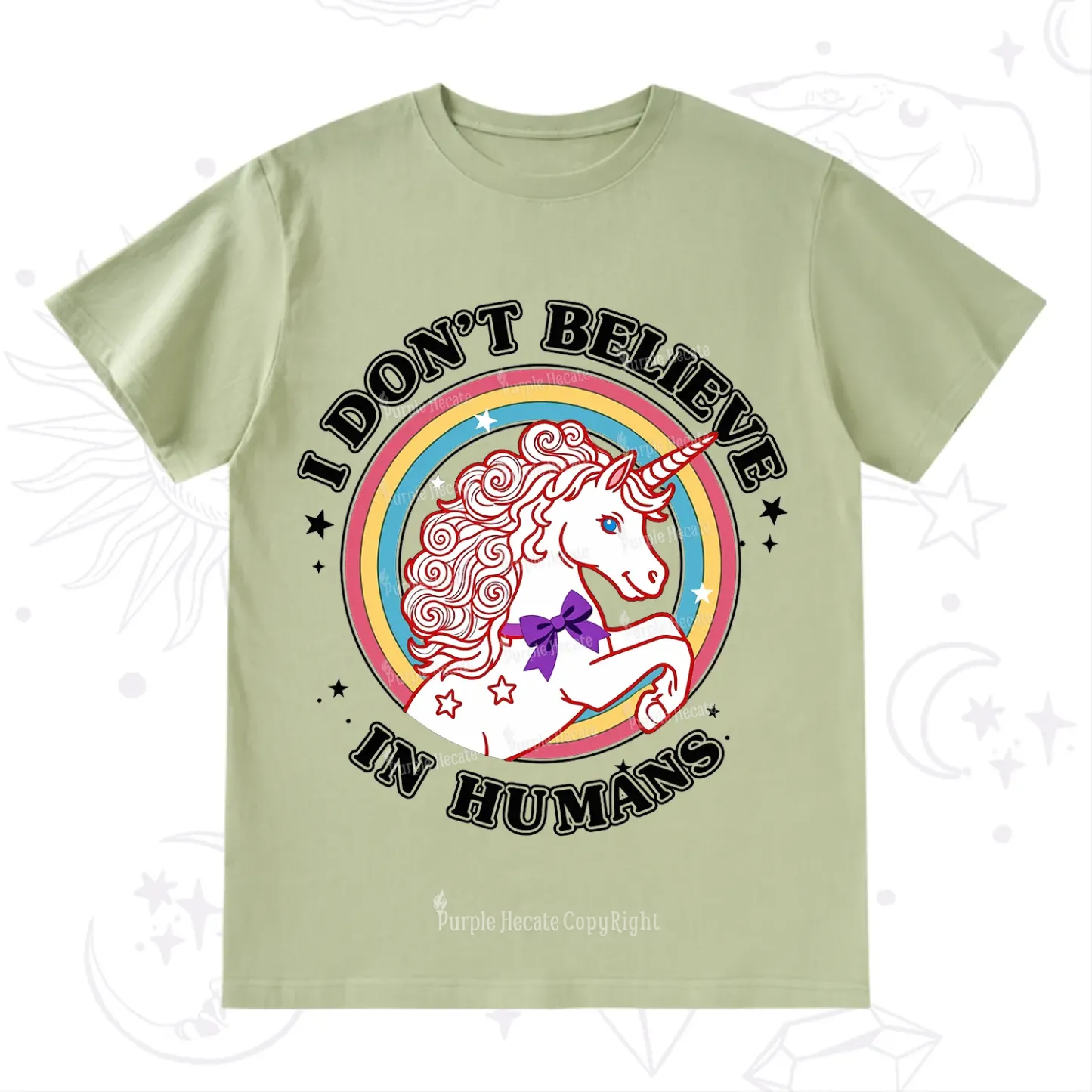 Purplehecate I Don't Believe In Humans T-Shirt