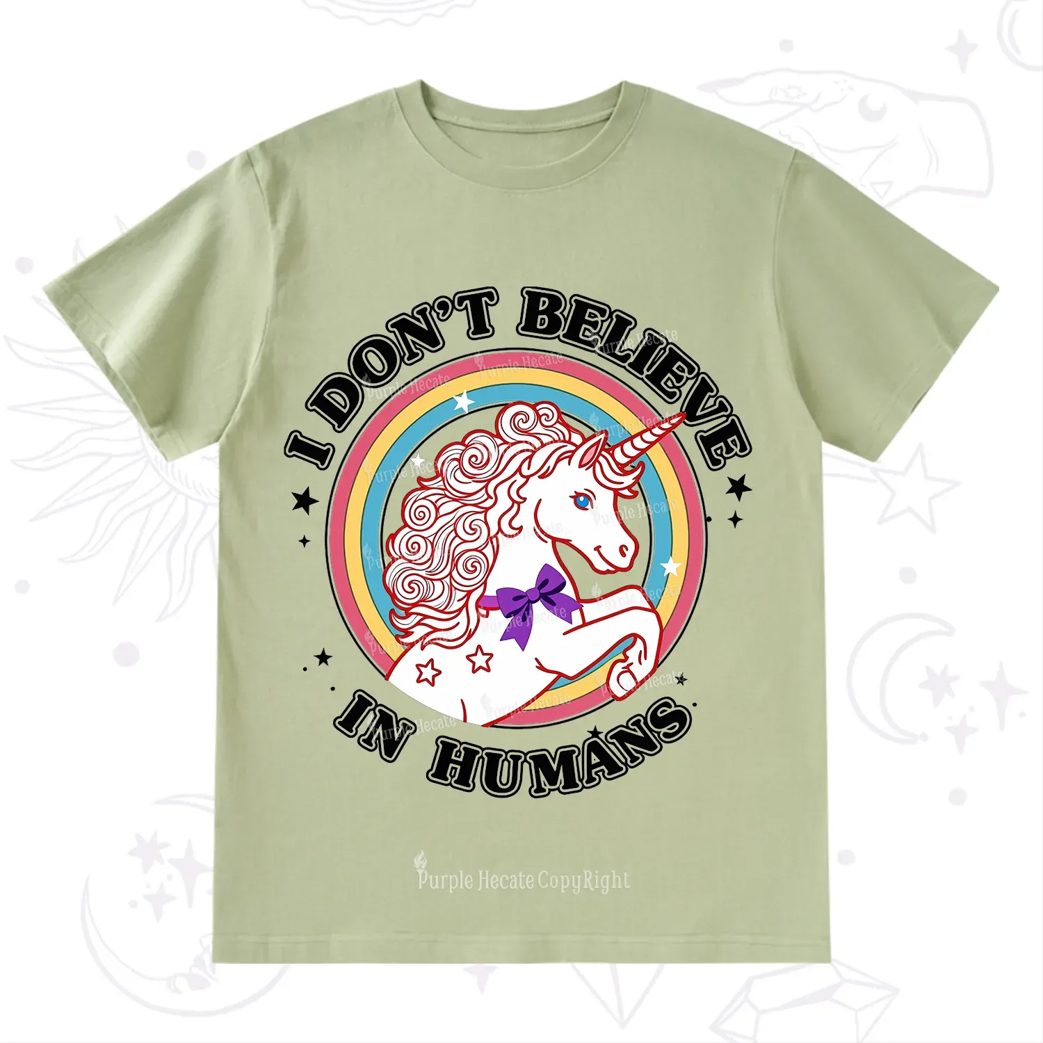 Purplehecate I Don't Believe In Humans T-Shirt