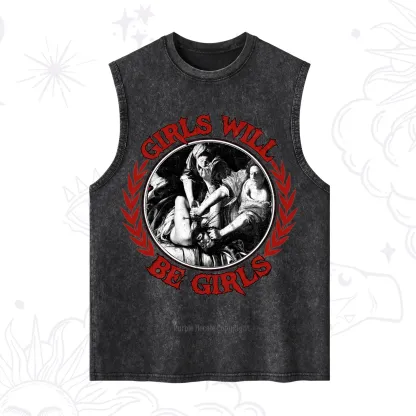 Purplehecate Girls Will Be Girls Witch Washed Tank