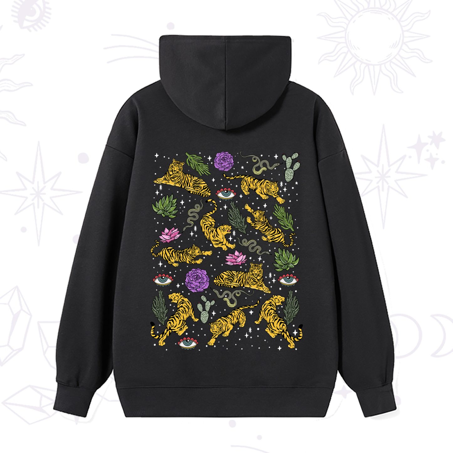 Magic Purplehecate Desert Tiger Hoodie