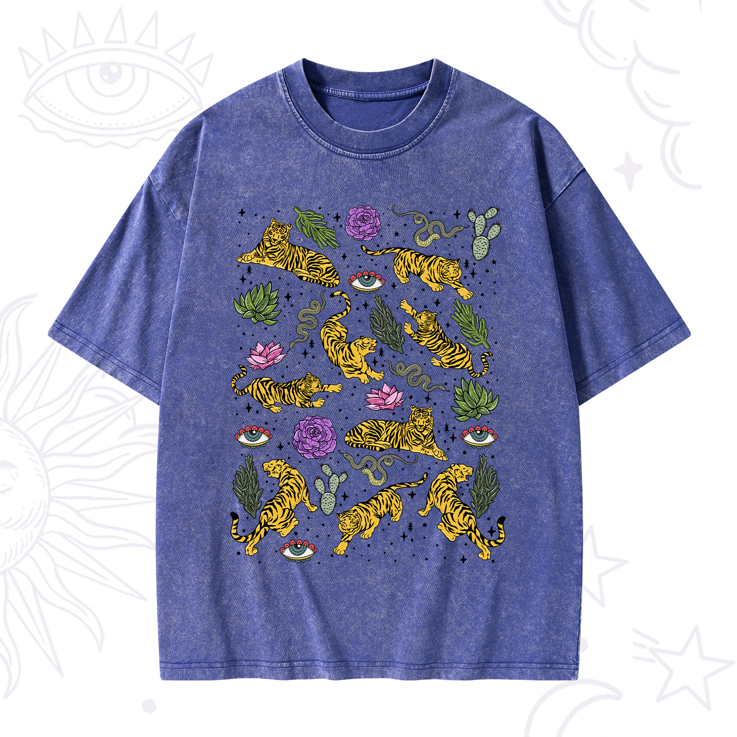 Purplehecate Desert Tiger Washed T-Shirt