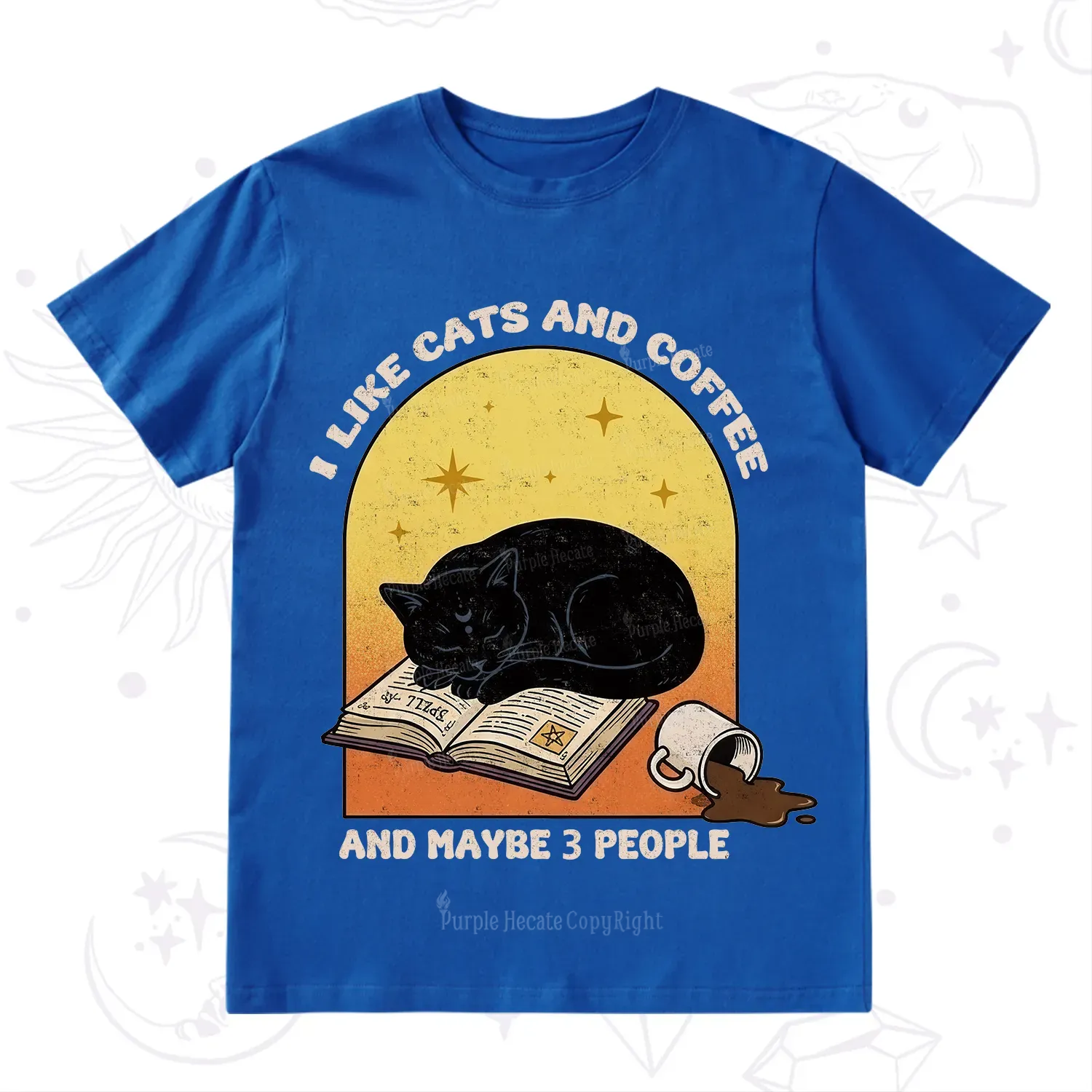 Purplehecate I Like Cats And Coffee T-Shirt