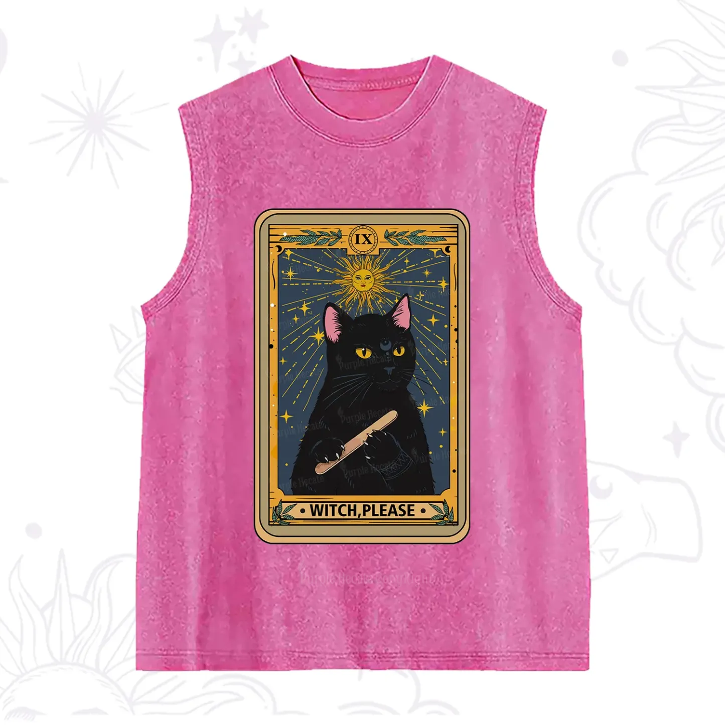 Purplehecate The Witch Please Tarot Washed Tank
