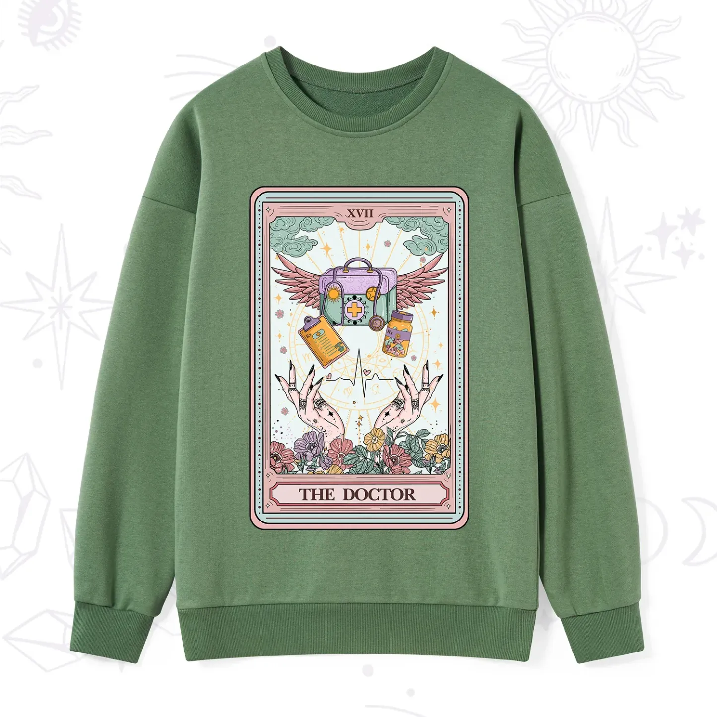 Purplehecate The Doctor Tarot Sweatshirt