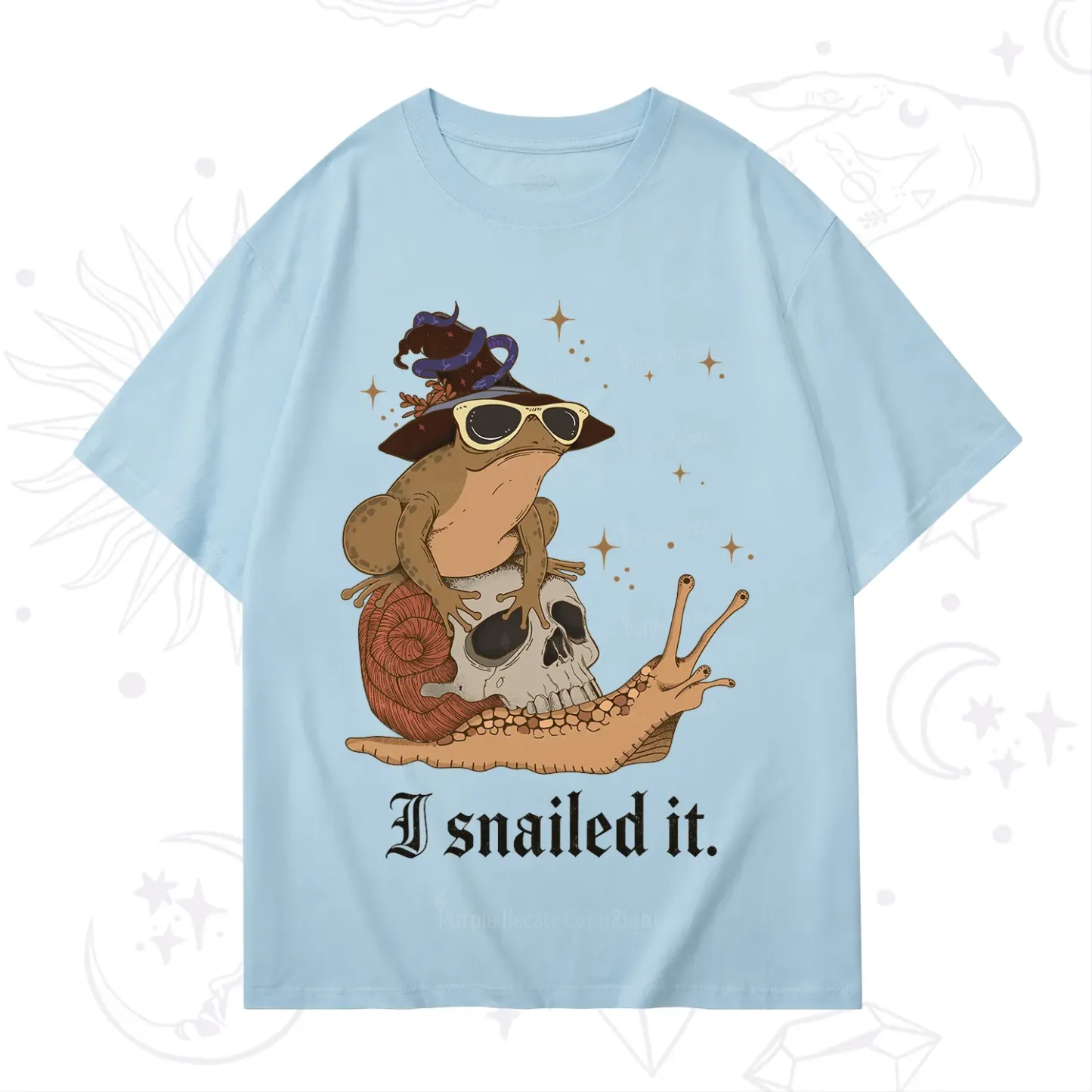 Purplehecate I Snailed It T-Shirt