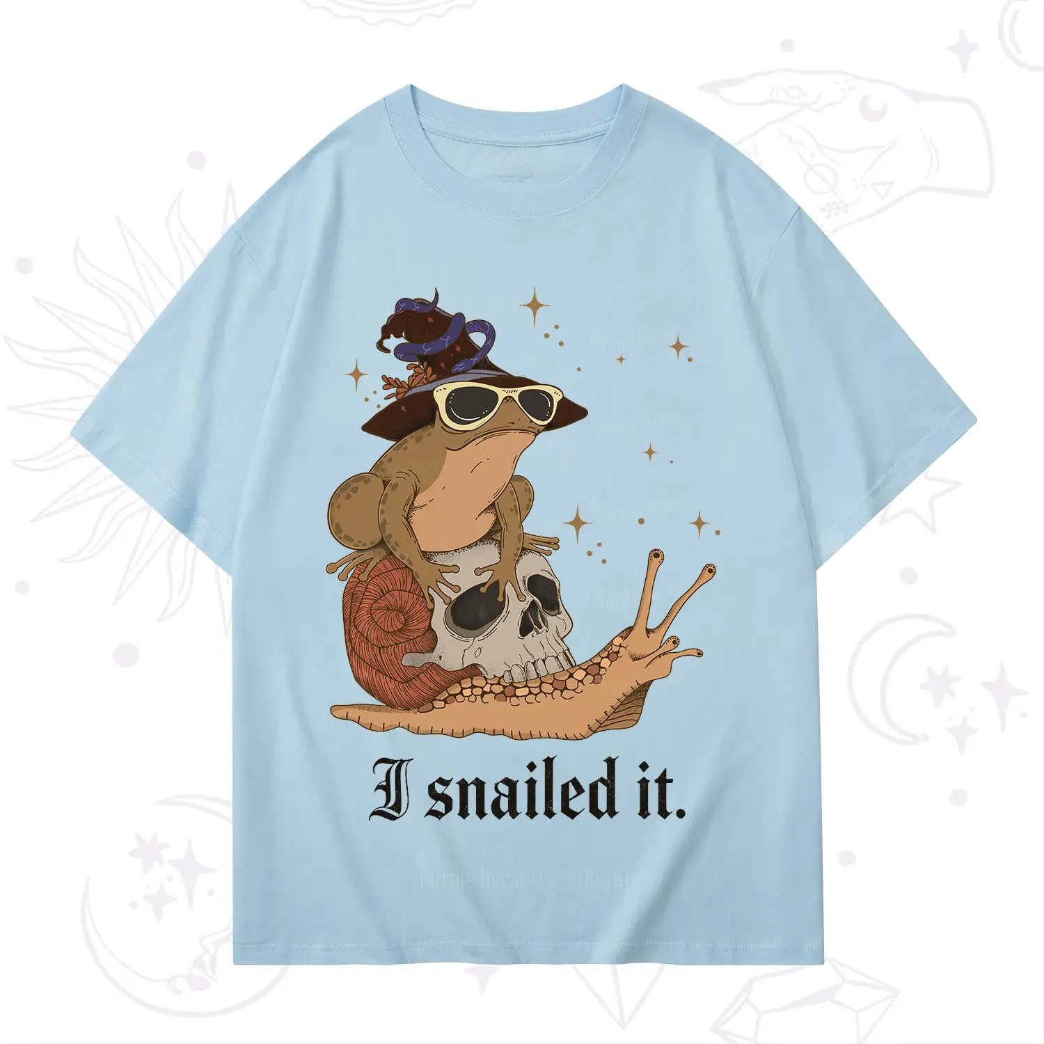 Purplehecate I Snailed It T-Shirt