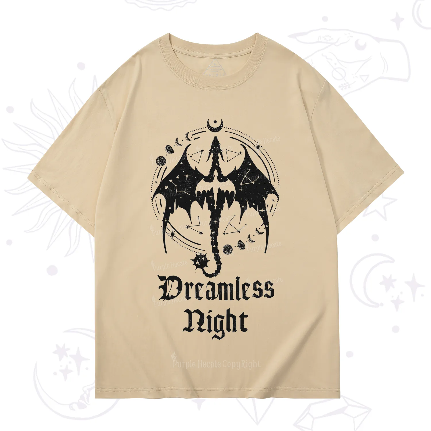 Purplehecate Dreamless Night Dragon T-Shirt