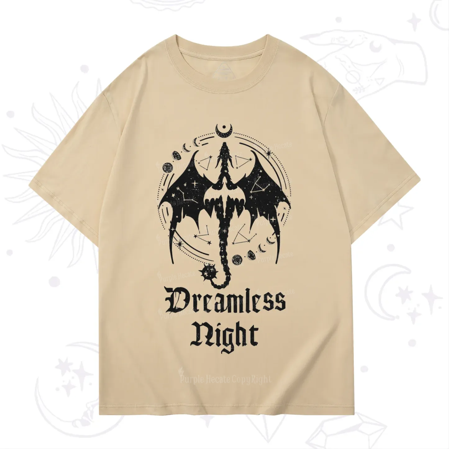 Purplehecate Dreamless Night Dragon T-Shirt