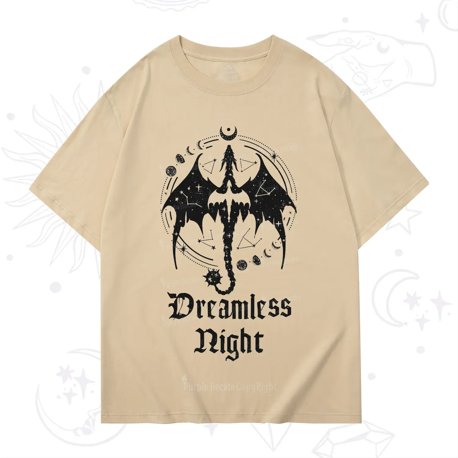 Purplehecate Dreamless Night Dragon T-Shirt