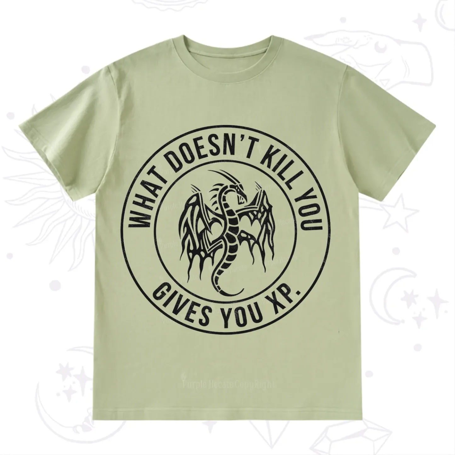 Purplehecate What Doesn't Kill You Gives You XP T-Shirt