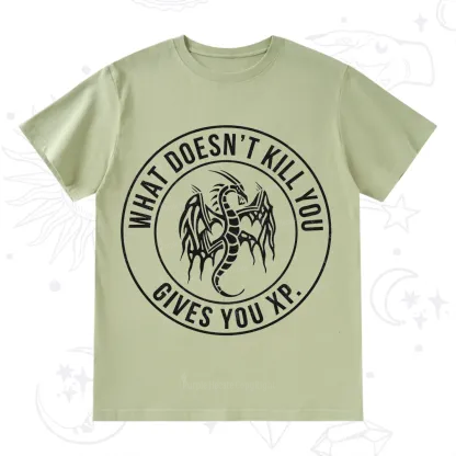 Purplehecate What Doesn't Kill You Gives You XP T-Shirt