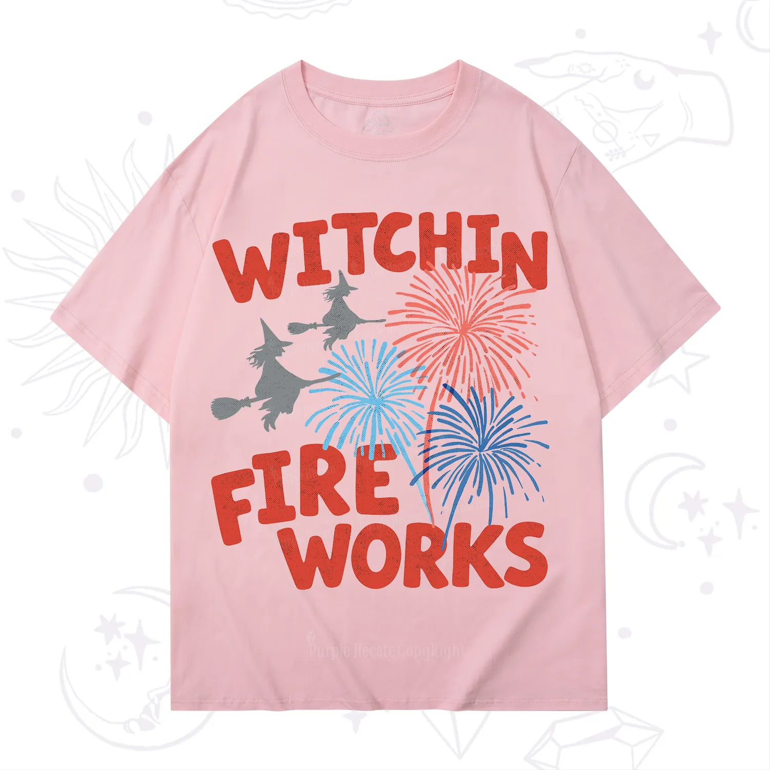 Purplehecate Witchin' Fireworks 4th of July T-Shirt