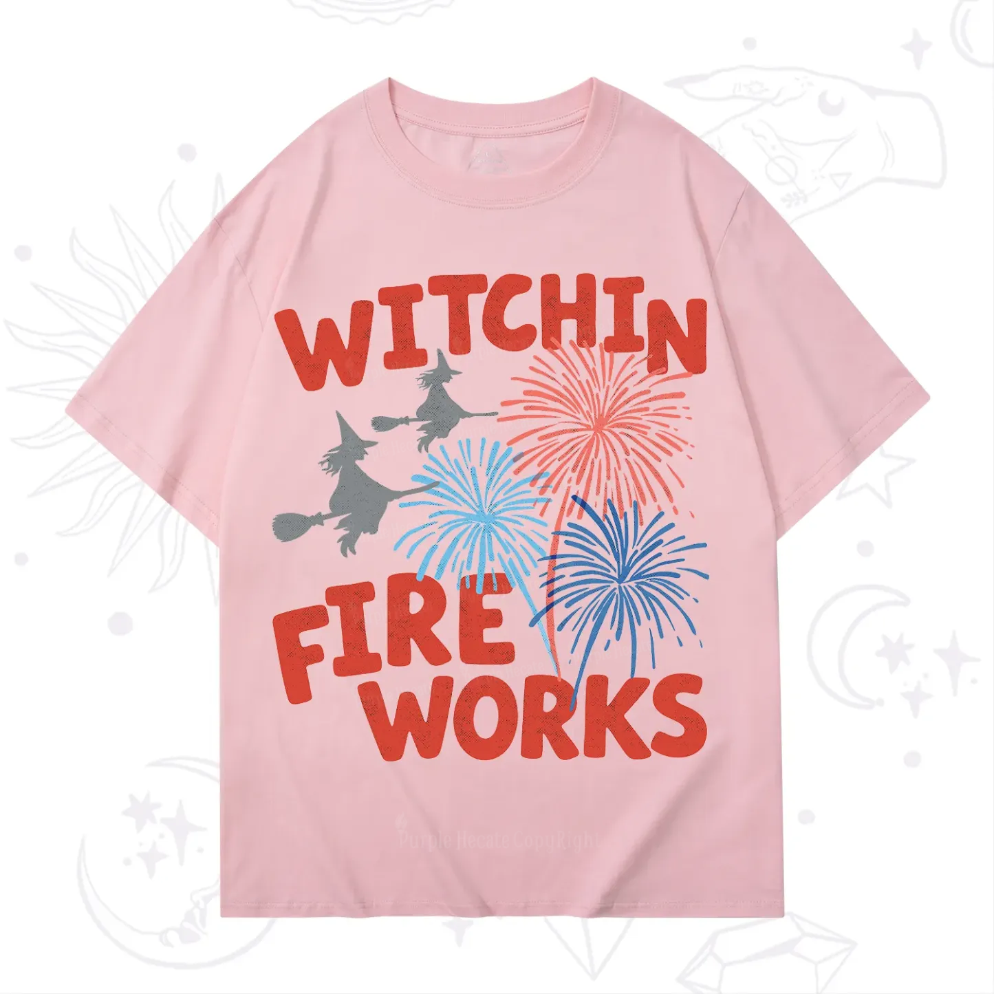 Purplehecate Witchin' Fireworks 4th of July T-Shirt