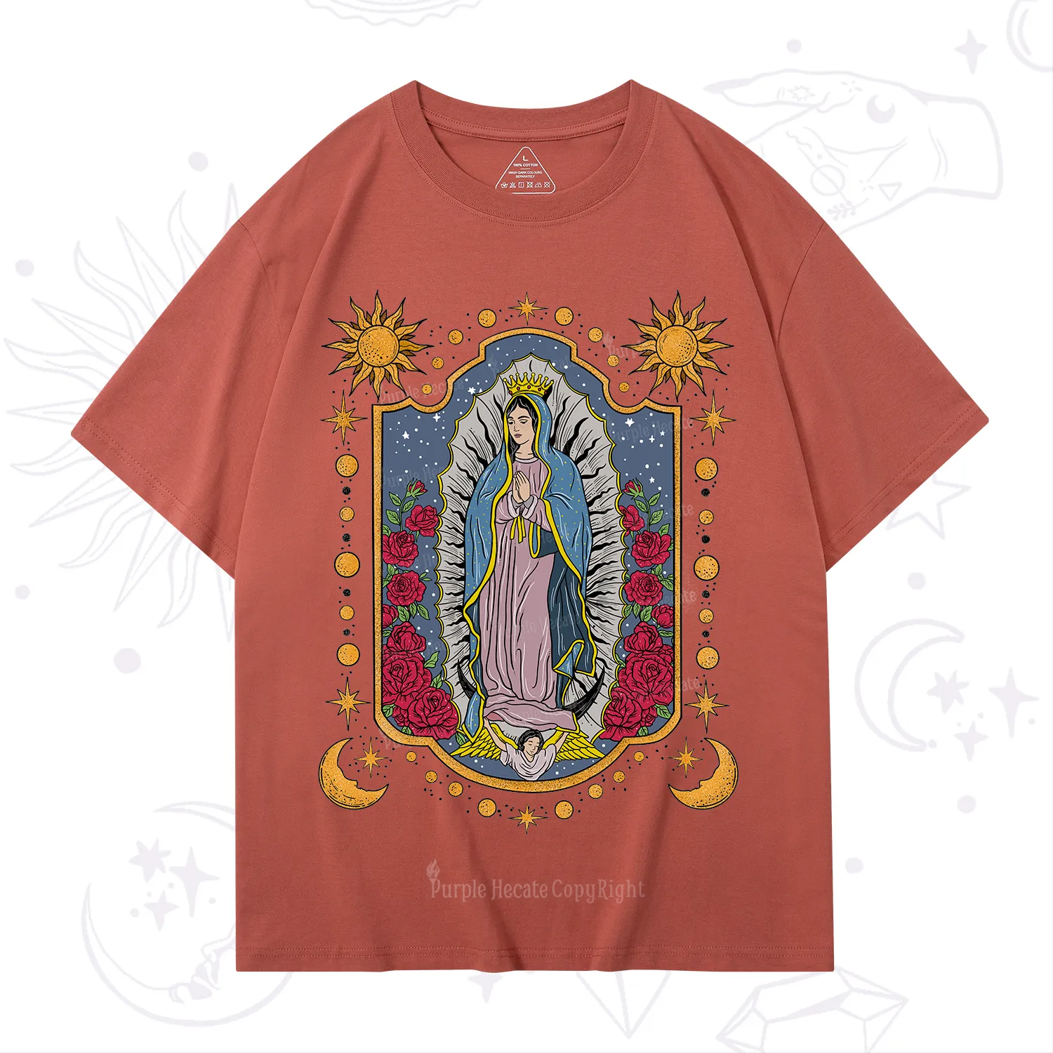 Purplehecate Our Lady of Guadalupe T-Shirt