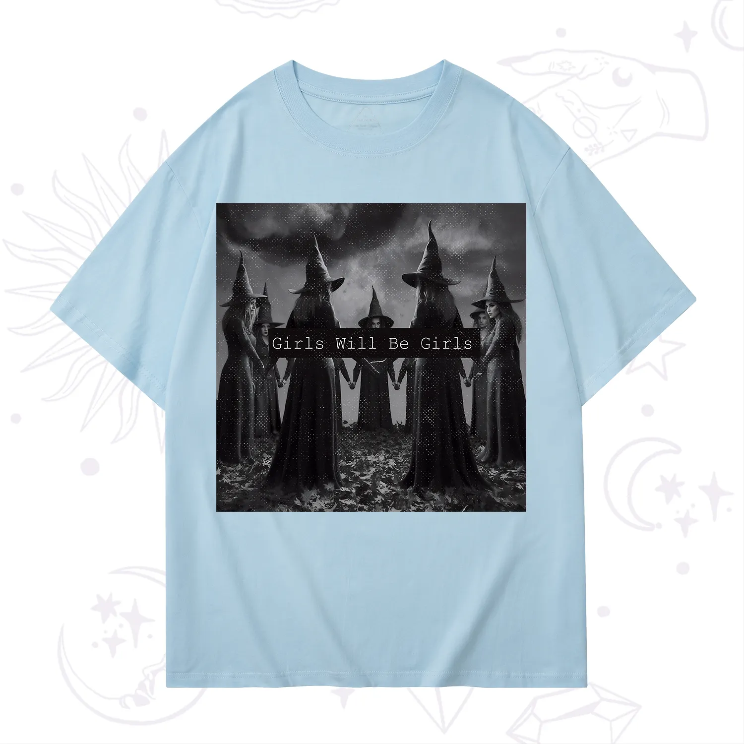 Purplehecate Vintage Girls Will Be Girls Witch T-Shirt