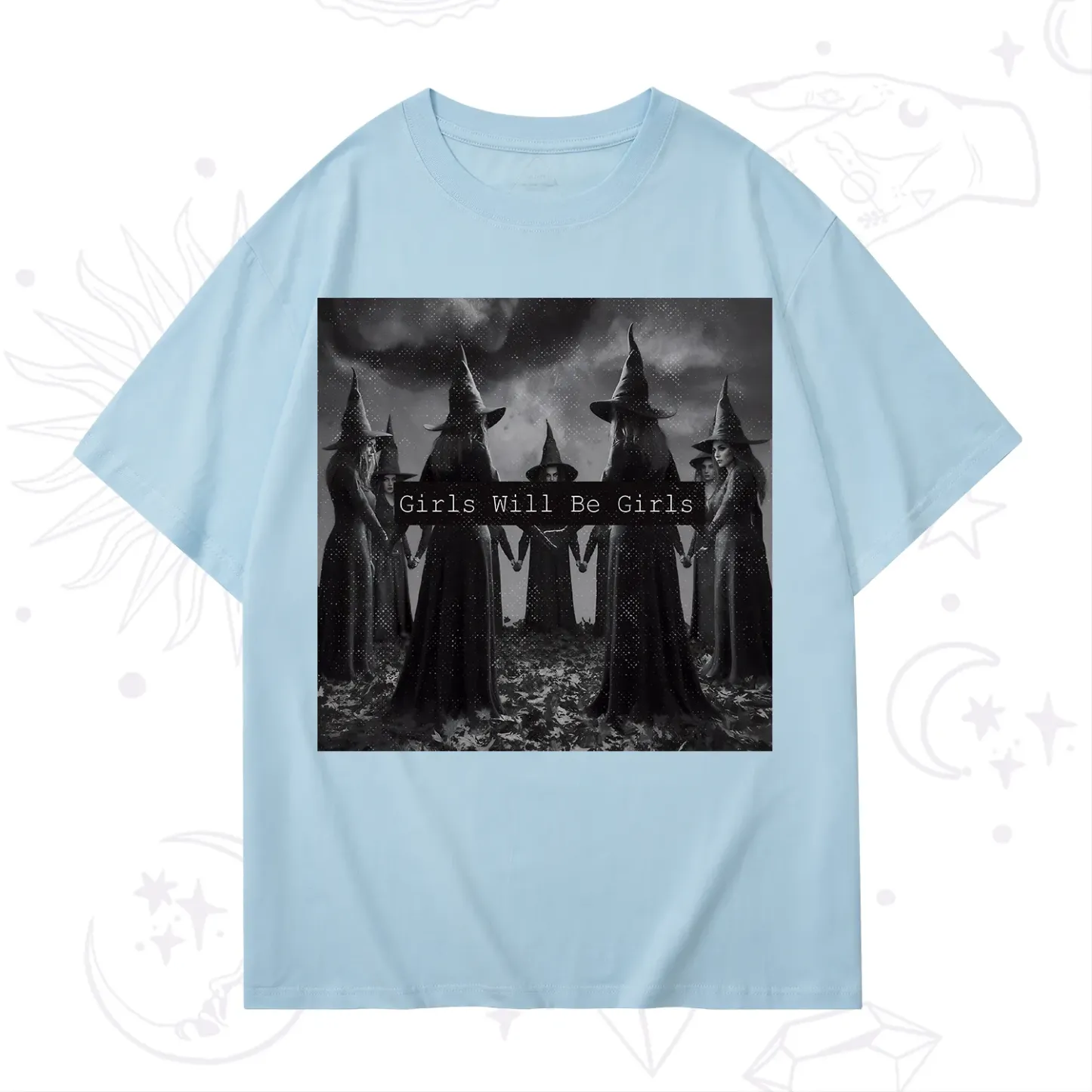 Purplehecate Vintage Girls Will Be Girls Witch T-Shirt